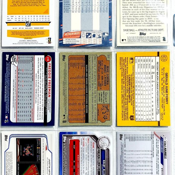 Atlanta Braves 46 Card Lot - BSBL [2_4] - Picture 5 of 13